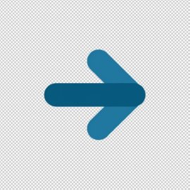 Arrow icon background removed image, transparent PNG.