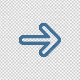 Arrow icon background removed image, transparent PNG.