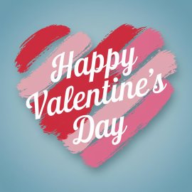 Heart icon with the text