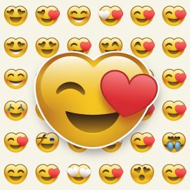 Widely recognized emoji representing love, affection, and emotion