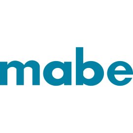 Mabe Logo Vector PNG | Mabe Brand Wordmark in Teal Blue | Minimalist Mabe Corporate Emblem | Modern Sans-Serif Mabe Identity