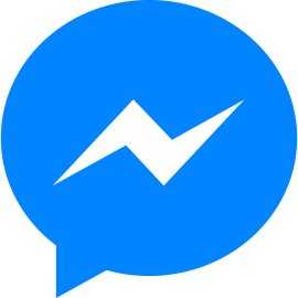Facebook Messenger Logo Vector Eps Png | Facebook Messenger Chat Icon | Facebook Messaging Bubble Symbol | Instant Messaging Lightning Mark