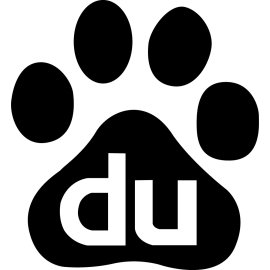 Baidu Paw Print Emblem | Modern Chinese Tech Icon | Digital Search and AI Symbol | Playful Yet Powerful Brand Mark