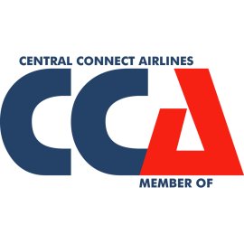 Calico Logo Vector Png | Modern airline wordmark | Bold CCA monogram symbol | Dynamic red and blue aviation emblem