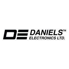 Daniels Electronics Logo Vector PNG | Daniels Electronics corporate emblem | DE initials technology mark | Professional communications brand identity