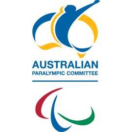 Australian Paralympic Committee Logo Vector PNG | Dynamic athlete silhouette in motion | National Paralympic identity of Australia | Inclusive sports excellence symbol