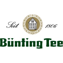 Bünting Tee Logo Vector PNG | Traditional German Tea Brand Emblem | Heritage-Inspired Tea House Crest | Classic Since 1806 Identity Mark