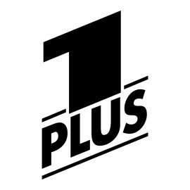 1 Plus Logo Vector PNG | Bold Minimalist 1 Plus Brand Mark | Modern Geometric 1 Plus Emblem | Black and White 1 Plus Wordmark