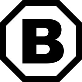 BC Uninstaller Logo Vector PNG | Bulk Crap Uninstaller Emblem | Minimalist Software Utility Icon | Bold B Monogram in Octagon Frame