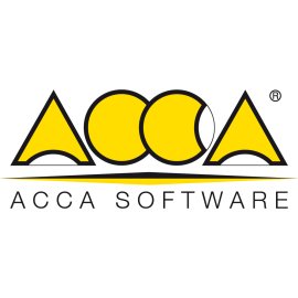 Acca Software Logo Vector Png | Modern geometric identity for ACCA Software | Yellow and black construction-tech emblem | Stylized ACCA wordmark with architectural symbolism