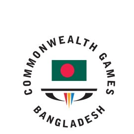 Commonwealth Games Bangladesh emblem | National sporting identity of Bangladesh at the Commonwealth Games | Bangladesh flag integrated with Commonwealth Games symbol | Modern circular badge for international sports representation