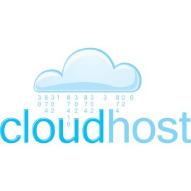 CloudHost Modern Cloud Computing Logo | Digital Rain Data Hosting Emblem | Minimal Aqua Blue Web Services Mark | Scalable Vector Cloud Infrastructure Symbol