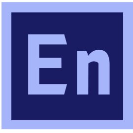 Adobe Encore CS6 Logo Vector PNG | Adobe Encore CS6 Icon | Adobe En Monogram Badge | Adobe DVD Authoring Suite Mark