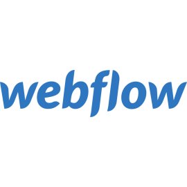 Webflow Logo Vector PNG | Modern no-code web design brand mark | Clean blue wordmark for digital creators | Streamlined identity for visual development platform