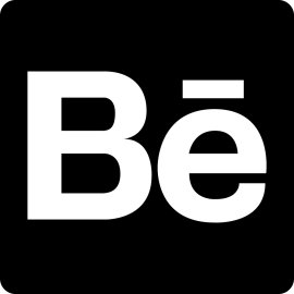 Behance Logo Vector PNG | Minimalist Creative Platform Icon | Bold Monogram for Designers | Modern Social Network Branding