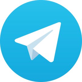 Telegram Logo Vector PNG | Minimal paper plane icon | Modern messaging app emblem | Clean blue circular badge