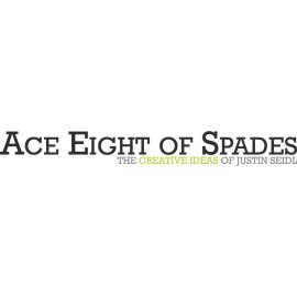 Ace Eight of Spades Logo | Ace Eight of Spades Brand Identity | Ace Eight of Spades Wordmark | Ace Eight of Spades Creative Studio Emblem