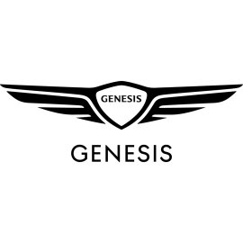 Genesis Luxury Automotive Emblem Vector PNG | Genesis Winged Shield Logo Artwork | Premium Genesis Brand Identity Mark | Modern Monochrome Genesis Car Badge Design