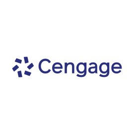 Cengage Logo Vector PNG | Modern Educational Publishing Brand Mark | Blue Geometric Learning Symbol | Digital Learning Solutions Identity