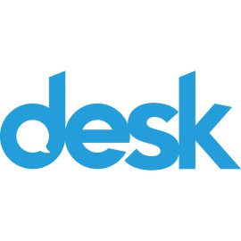 Desk.com Logo Vector PNG | Modern Customer Support Branding | Minimal Wordmark Identity | Clean Blue SaaS Logo Design