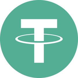 Tether USDT official emblem | Stablecoin financial token icon | Digital dollar cryptocurrency symbol | Minimalist blockchain currency logo