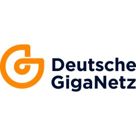 Deutsche GigaNetz Logo Vector PNG | Deutsche GigaNetz Official Brand Emblem | Modern Deutsche GigaNetz Corporate Identity Icon | Deutsche GigaNetz Fiber Internet Logo Mark