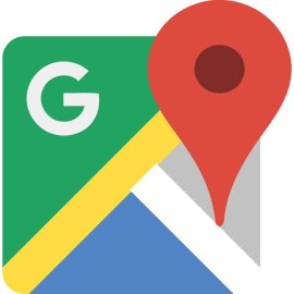 New Google Maps Icon Logo Vector Png | Modern navigation pin and map tile symbol | Multicolored interface emblem for location services | Minimal, flat-design logo for global mapping platform