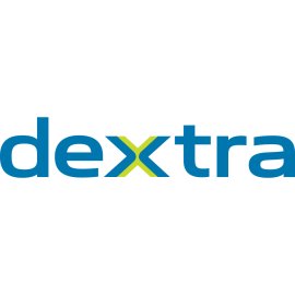 Dextra Logo Vector PNG | Modern Wordmark Branding | Blue and Green Corporate Identity | Clean Typographic Technology Style
