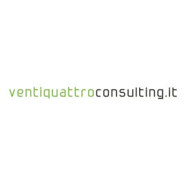 Ventiquattro Consulting Italy Brand Logo | Modern Italian Consulting Identity | Minimalist Wordmark for Business Advisory | Clean Corporate Logo for ventiquattroconsulting.it