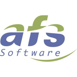 AFS Software Logo Vector PNG | Modern AFS Software Wordmark | AFS Software Curved Swash Emblem | AFS Software Technology Brand Mark