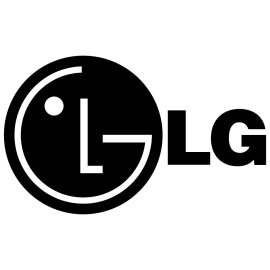Lg Logo Black Vector Png | LG Electronics emblem in monochrome | Minimalist LG brand mark in black | Vector LG corporate logo design