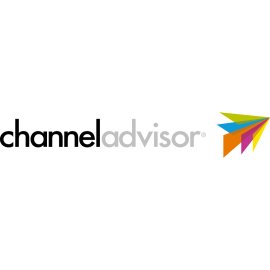 Channeladvisor Logo Vector PNG | ChannelAdvisor wordmark with colorful arrow emblem | Modern ecommerce technology brand logo | Multichannel commerce optimization symbol