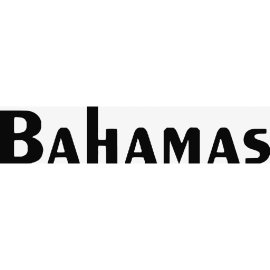 Bahamas Logo Vector PNG | Bold Destination Wordmark | Minimal Island Branding | Modern Tourism Identity