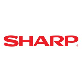 Sharp Logo Vector PNG | Sharp Corporation Official Wordmark | Red Sharp Technology Logo | Minimalist Sharp Electronics Brand Identity