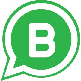 Whatsapp Business Bubble Logo Vector Png | Modern Business Messaging Icon | Green Chat Emblem with Bold B | Official WhatsApp Business Symbol