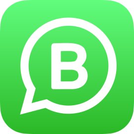 WhatsApp Business Logo Vector PNG | Official WhatsApp Business App Icon | Green Chat Bubble with Letter B | WhatsApp Business Branding Symbol