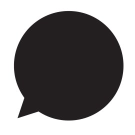 Whatsapp Logo Monochrome Black Vector Png | WhatsApp chat bubble icon in solid black | Minimal speech balloon silhouette for messaging brand | Clean monochrome vector symbol for digital communication