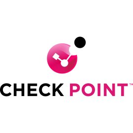 Check Point Logo Vector PNG | Modern Cybersecurity Brand Emblem | Pink and Black Tech Shield Icon | Network Protection Identity Design