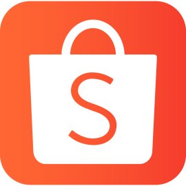 Shopee Logo Vector PNG | Shopee shopping bag icon | Minimal S monogram emblem | Modern e‑commerce brand mark