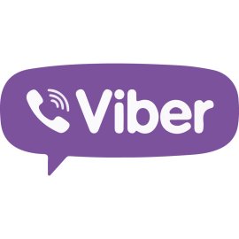 Viber Logo Vector PNG | Viber Messaging App Logo | Viber Communication Brand Icon | Viber Voice and Chat Symbol