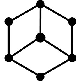 Bibox Token BIX Logo Vector PNG | Bibox Hexagonal Network Emblem | Bibox Crypto Exchange Symbol | Minimalist Blockchain Cube Icon