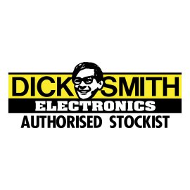 Dick Smith Electronics Logo Vector | Dick Smith Authorised Stockist Emblem | Classic Dick Smith Brandmark with Portrait | Dick Smith Electronics Retail Identity