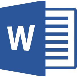 Microsoft Word Logo Vector PNG | Modern document creation icon | Blue office productivity emblem | Digital word processing symbol