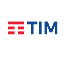 TIM Logo Vector PNG | Modern Italian Telecom Brand Emblem | Minimalist Red and Blue Wordmark | Digital Communications Corporate Identity