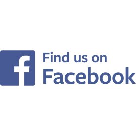 Find Us on Facebook Logo Vector PNG | Facebook Social Media Icon Badge | Official Facebook Follow Button Artwork | Facebook Brand Promotion Graphic