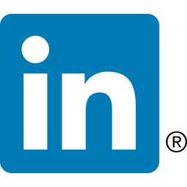 LinkedIn Official Icon Logo Vector PNG | Professional Networking Platform Logo | Blue Square Social Media Emblem | Minimalist “in” Brand Mark