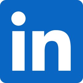 LinkedIn logo icon|Professional networking platform logo|LinkedIn social media brandmark|Corporate blue LinkedIn emblem