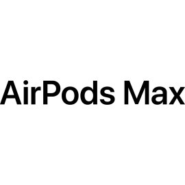 AirPods Max Logo Vector PNG | Wireless over‑ear headphones wordmark | Minimalist tech branding for premium audio | Clean sans‑serif typography for modern sound