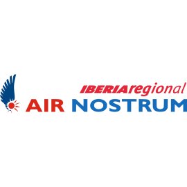 Air Nostrum Logo Vector PNG | Iberia Regional Air Nostrum Emblem | Modern Regional Airline Wordmark | Spanish Regional Aviation Brand Identity