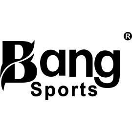 Bang Sports Logo Vector PNG | Modern Athletic Brand Emblem | Dynamic Sports Identity Mark | Bold Monochrome Sportsword Signature